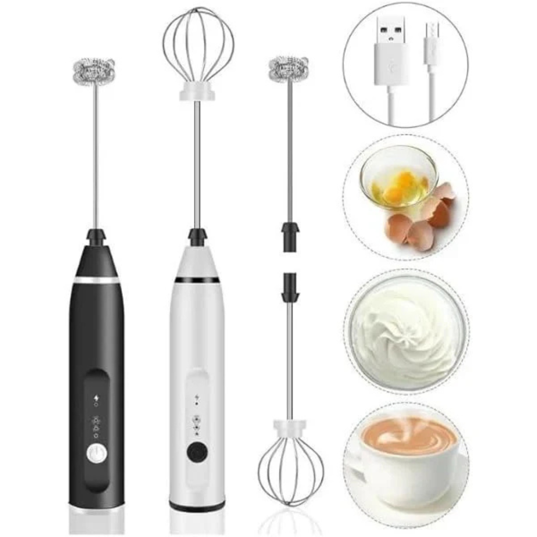 Rechargeable Coffee Beater ( Gift Box Packing ) | 3-Speed Adjustable Electric
