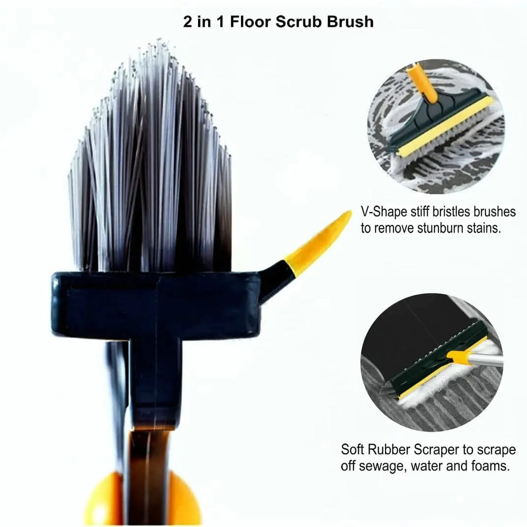2 In 1 V-Shaped Cleaning Brush