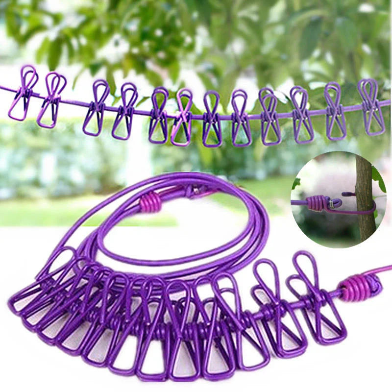 Clothes Drying Hook Line